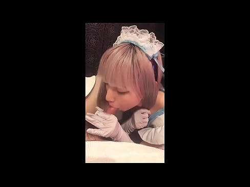 ❤️ Japanse Idool [mayuka], Frans dienstmeisje kostuum, deel 1, pijpen en aftrekken met lotion ️ Super sex at us ❌️ ❌️❤